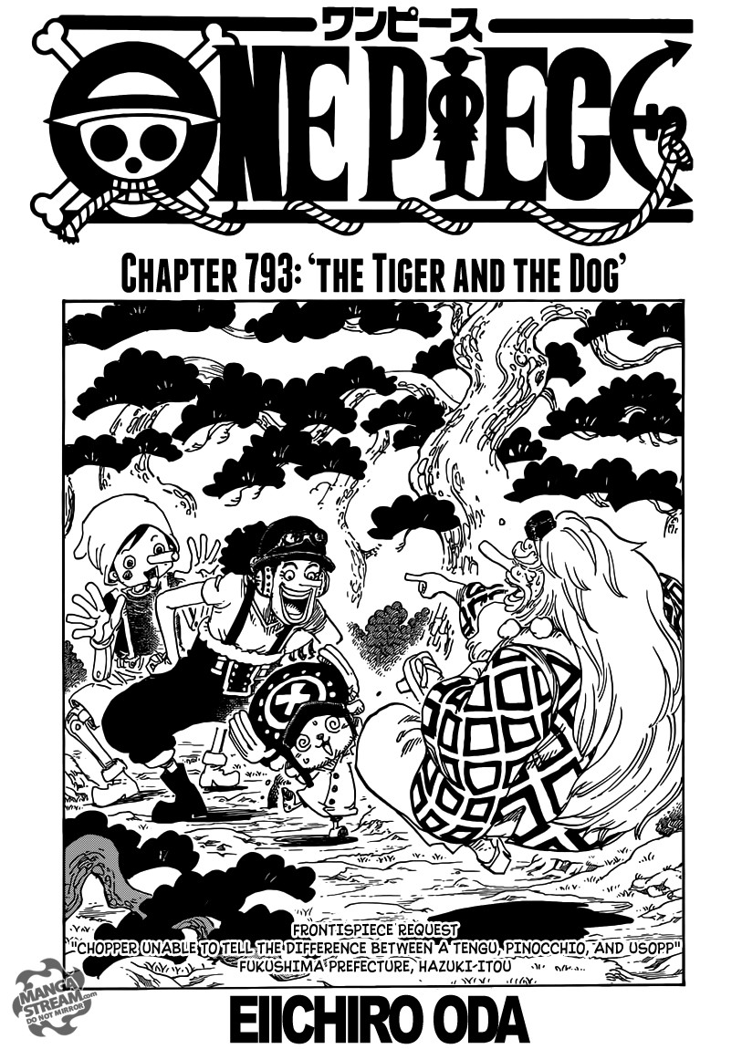 One Piece chapter 793 page 1