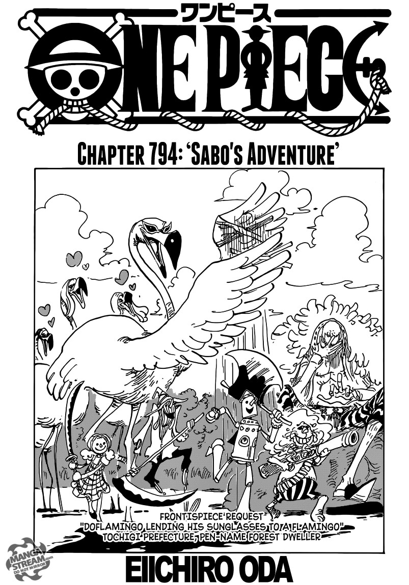 One Piece chapter 794 page 1