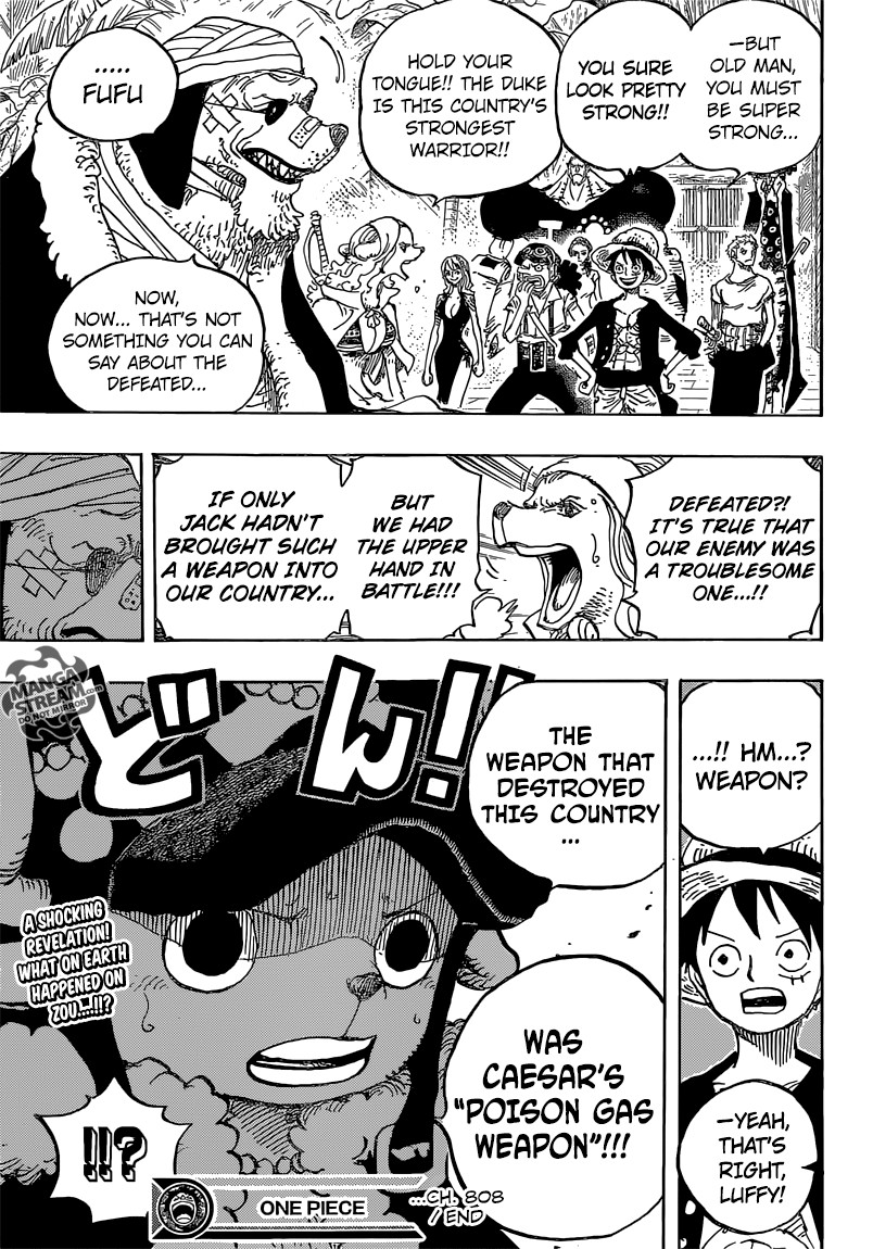 One Piece chapter 808 page 19