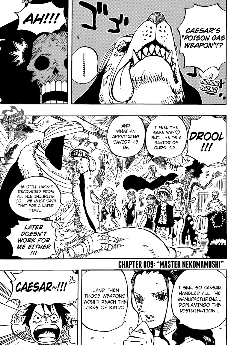 One Piece chapter 809 page 6