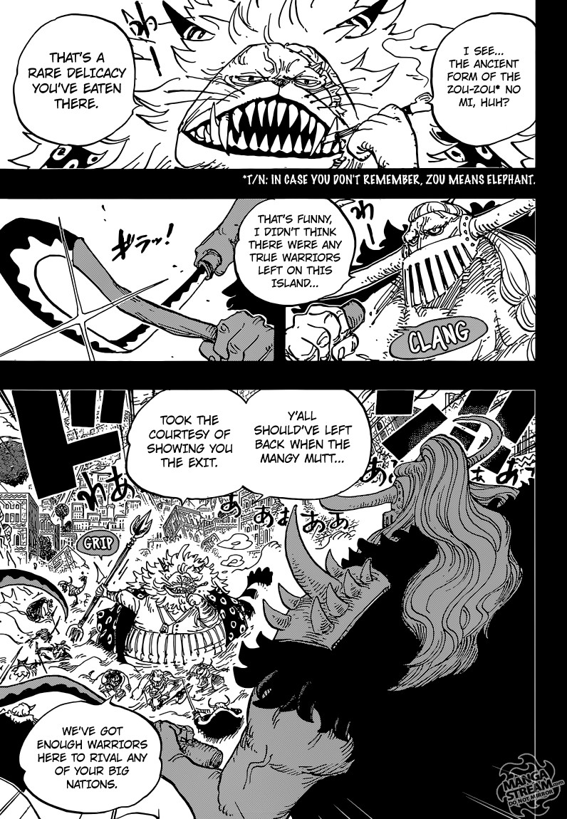 One Piece chapter 810 page 7
