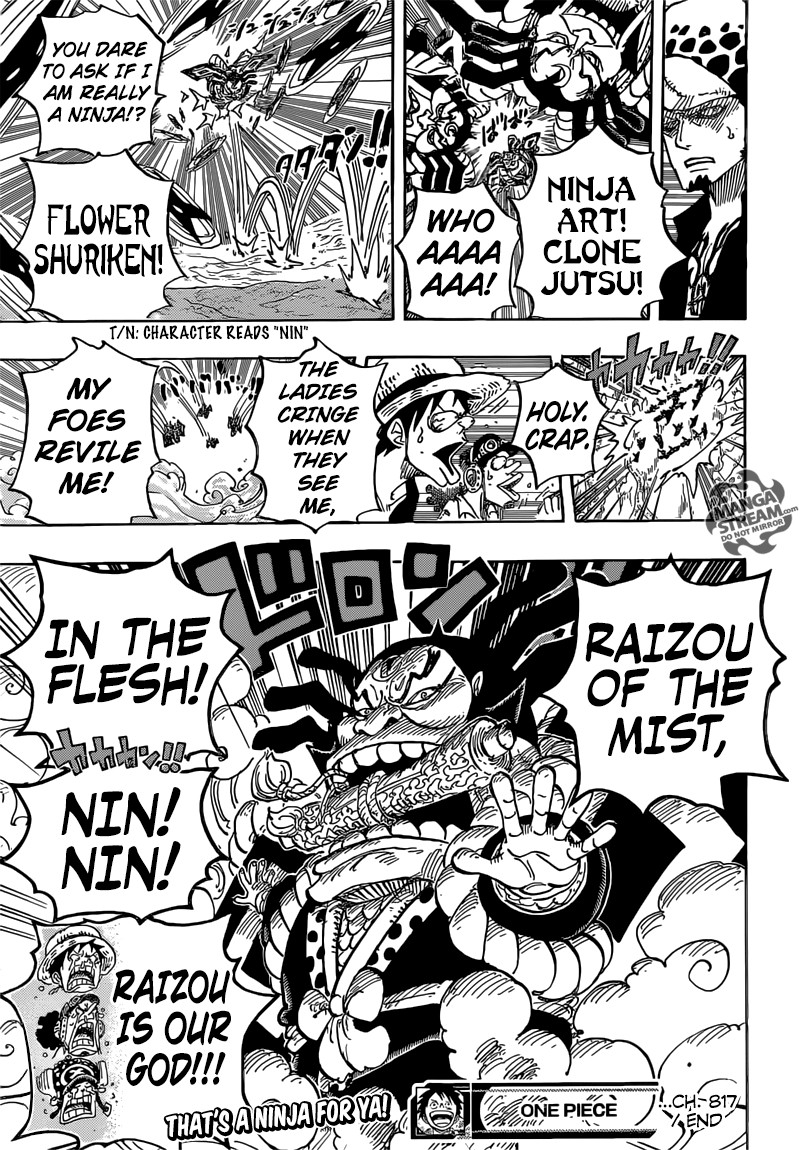 One Piece chapter 817 page 20