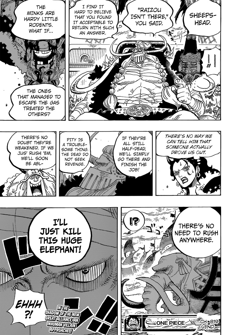 One Piece chapter 819 page 20