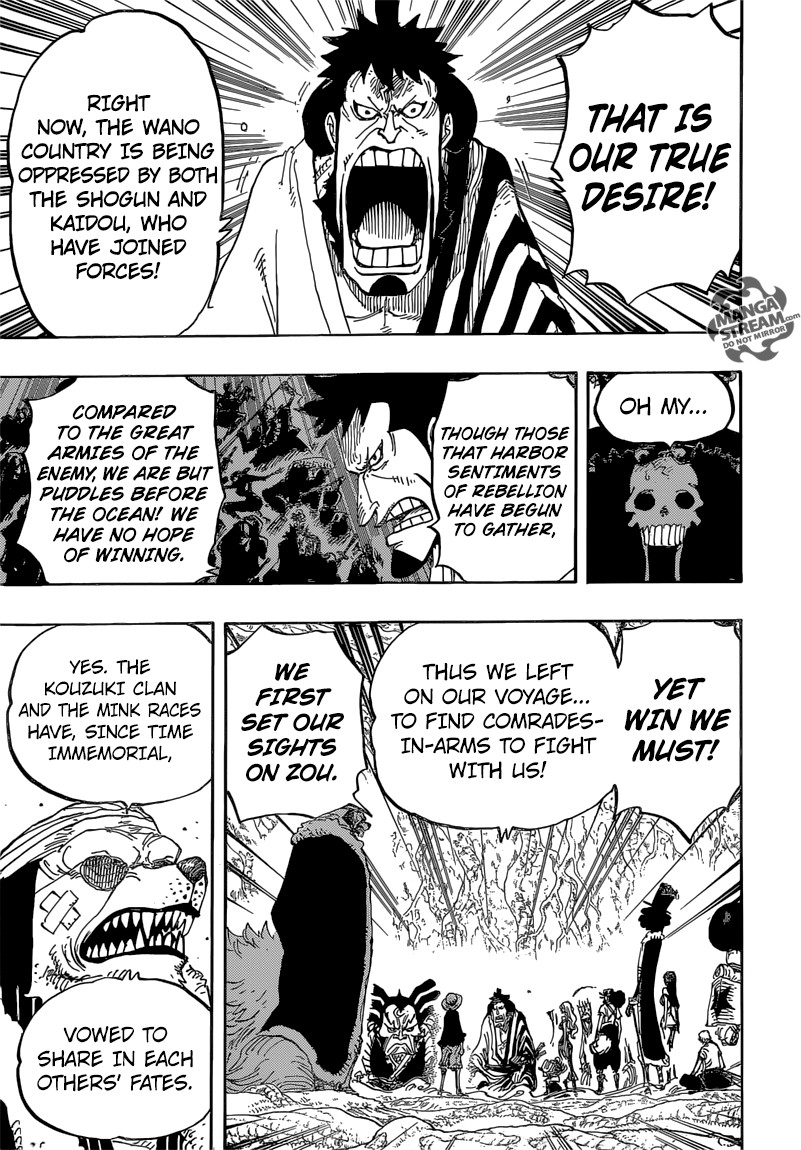 One Piece chapter 819 page 8