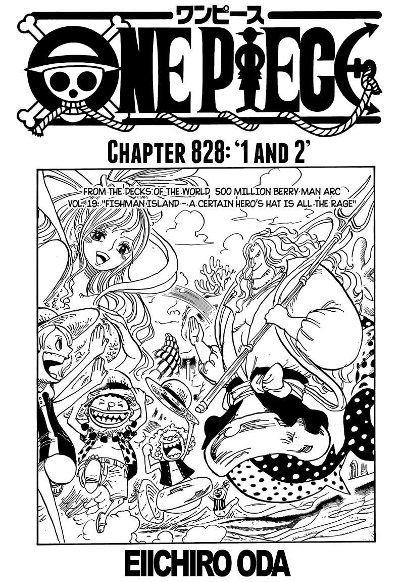 One Piece chapter 828 page 1