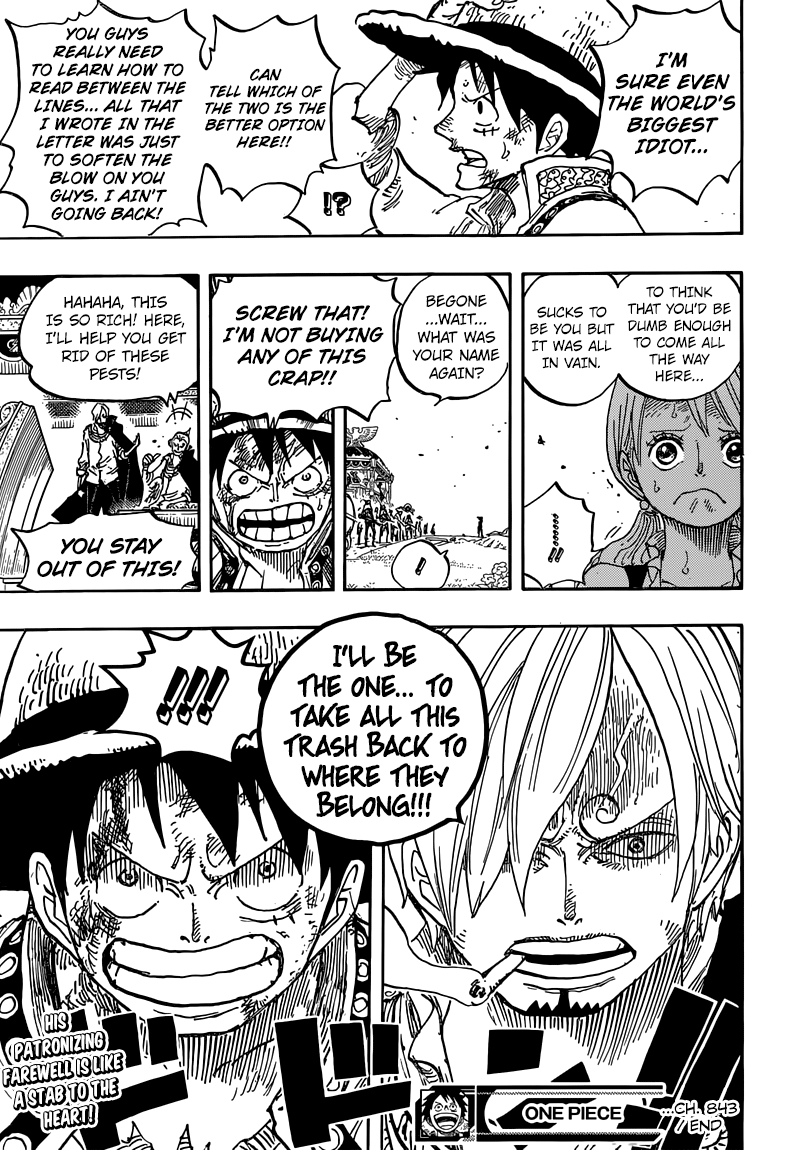 One Piece chapter 843 page 20