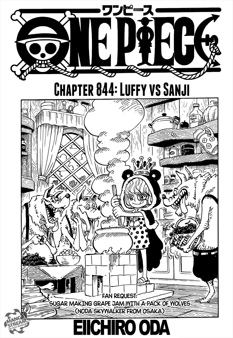 One Piece chapter 844 page 1
