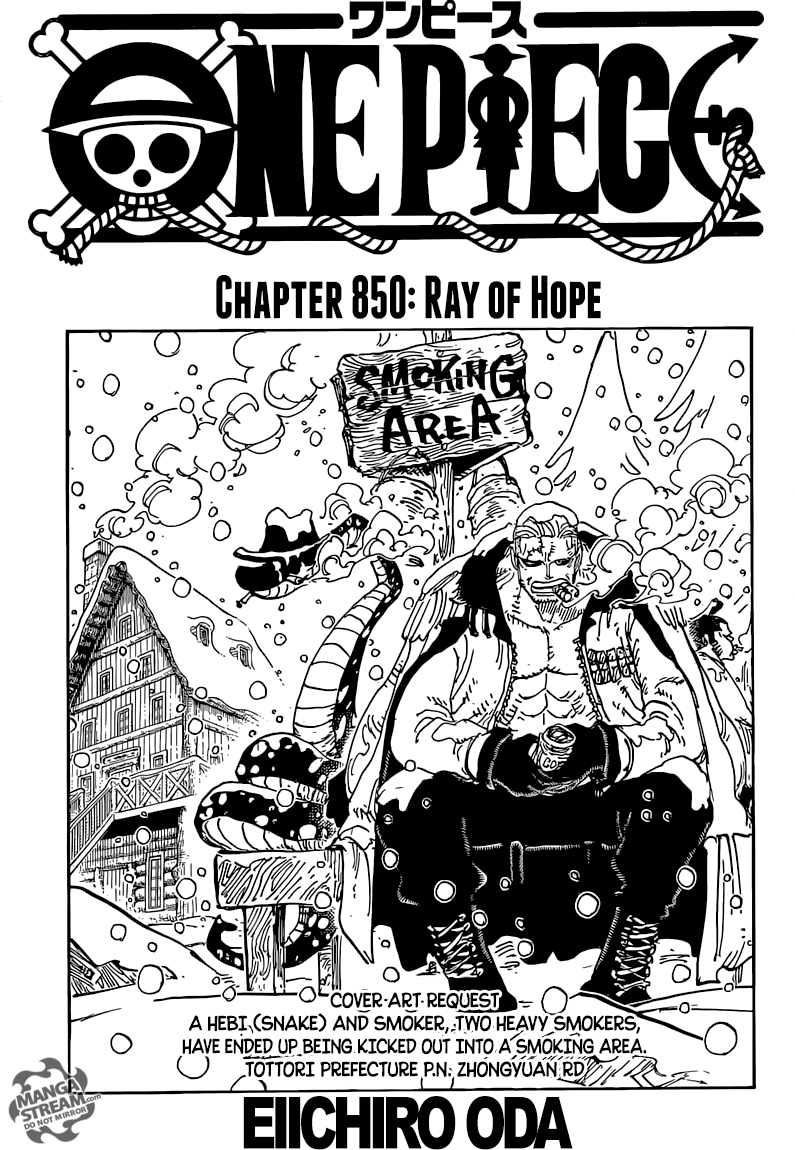 One Piece chapter 850 page 3