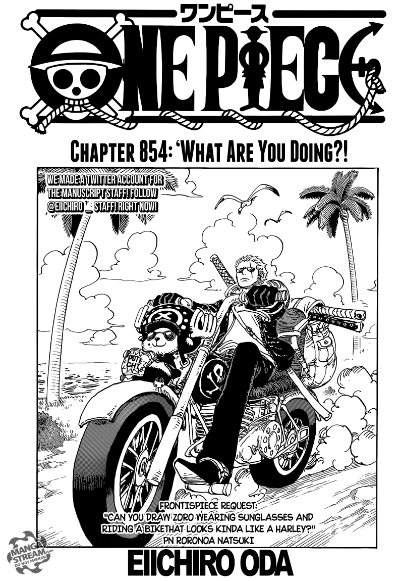 One Piece chapter 854 page 1