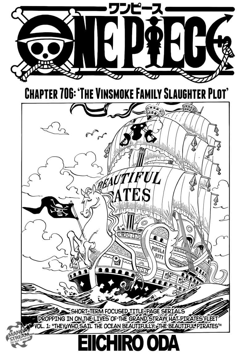 One Piece chapter 864 page 1