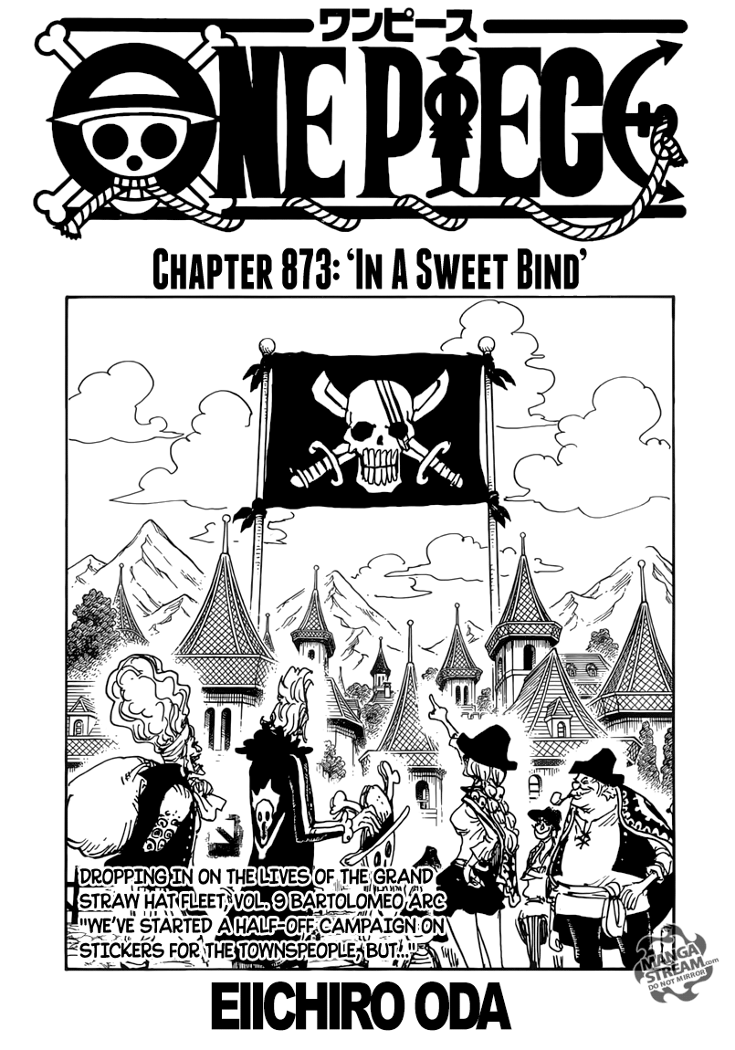 One Piece chapter 873 page 1