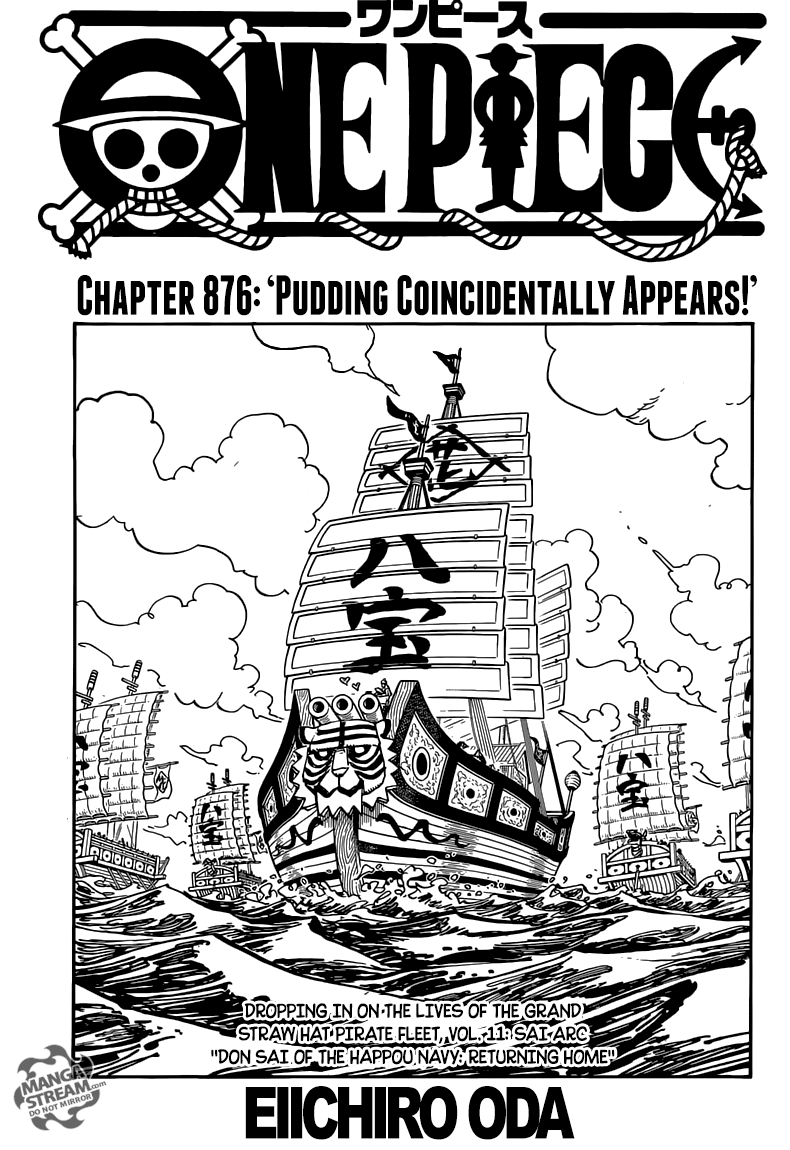 One Piece chapter 876 page 1