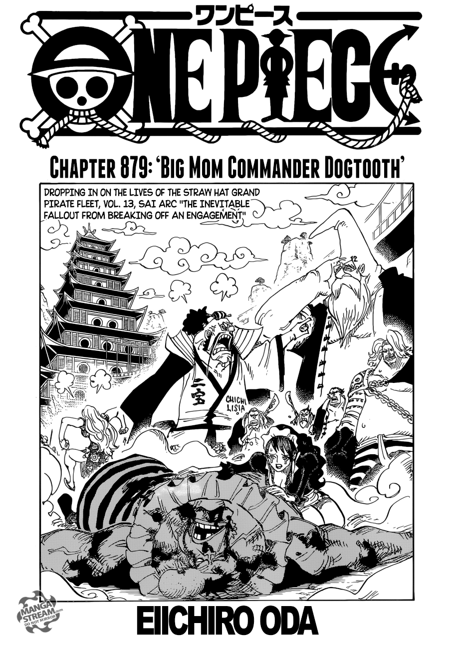 One Piece chapter 879 page 1