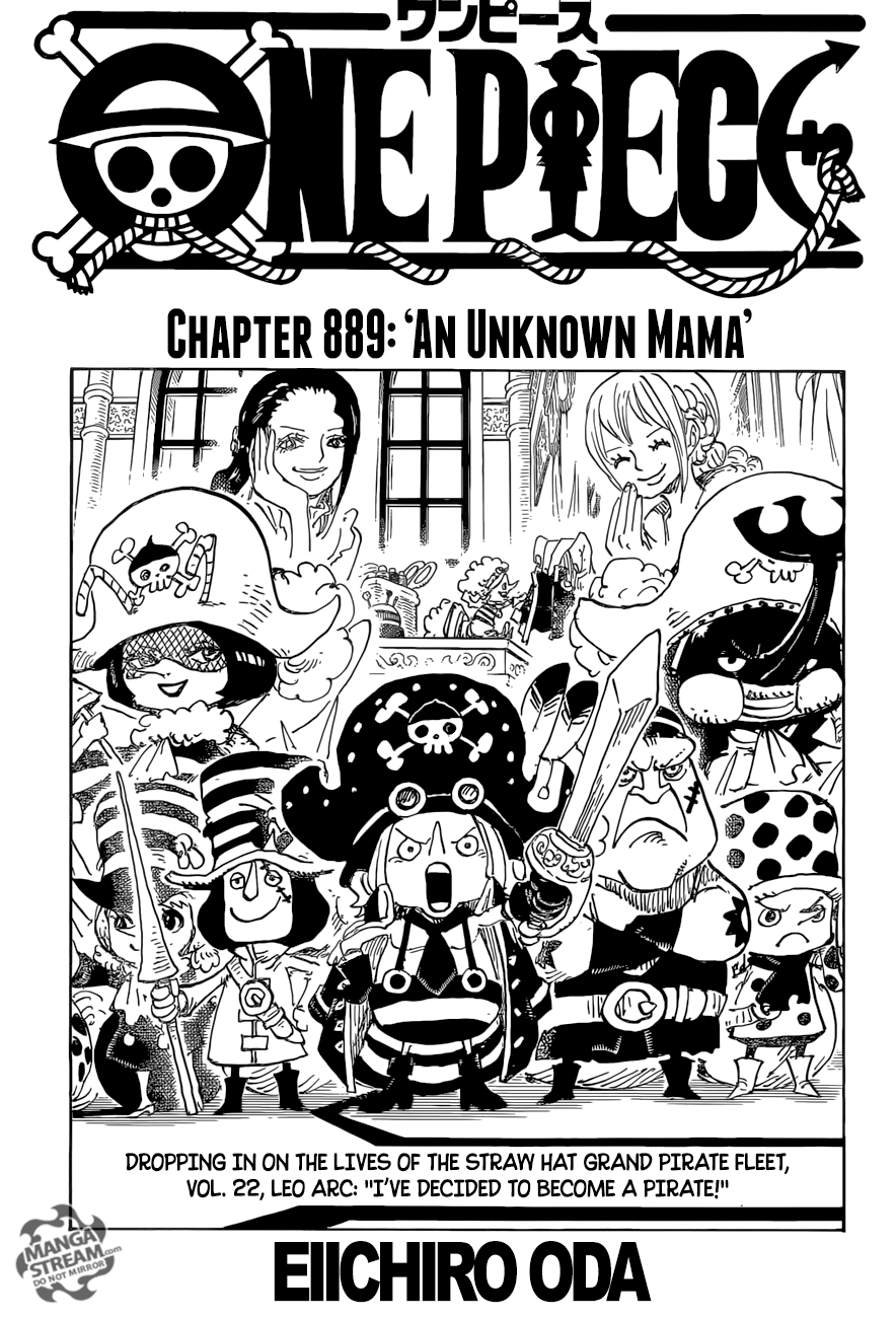 One Piece chapter 889 page 1