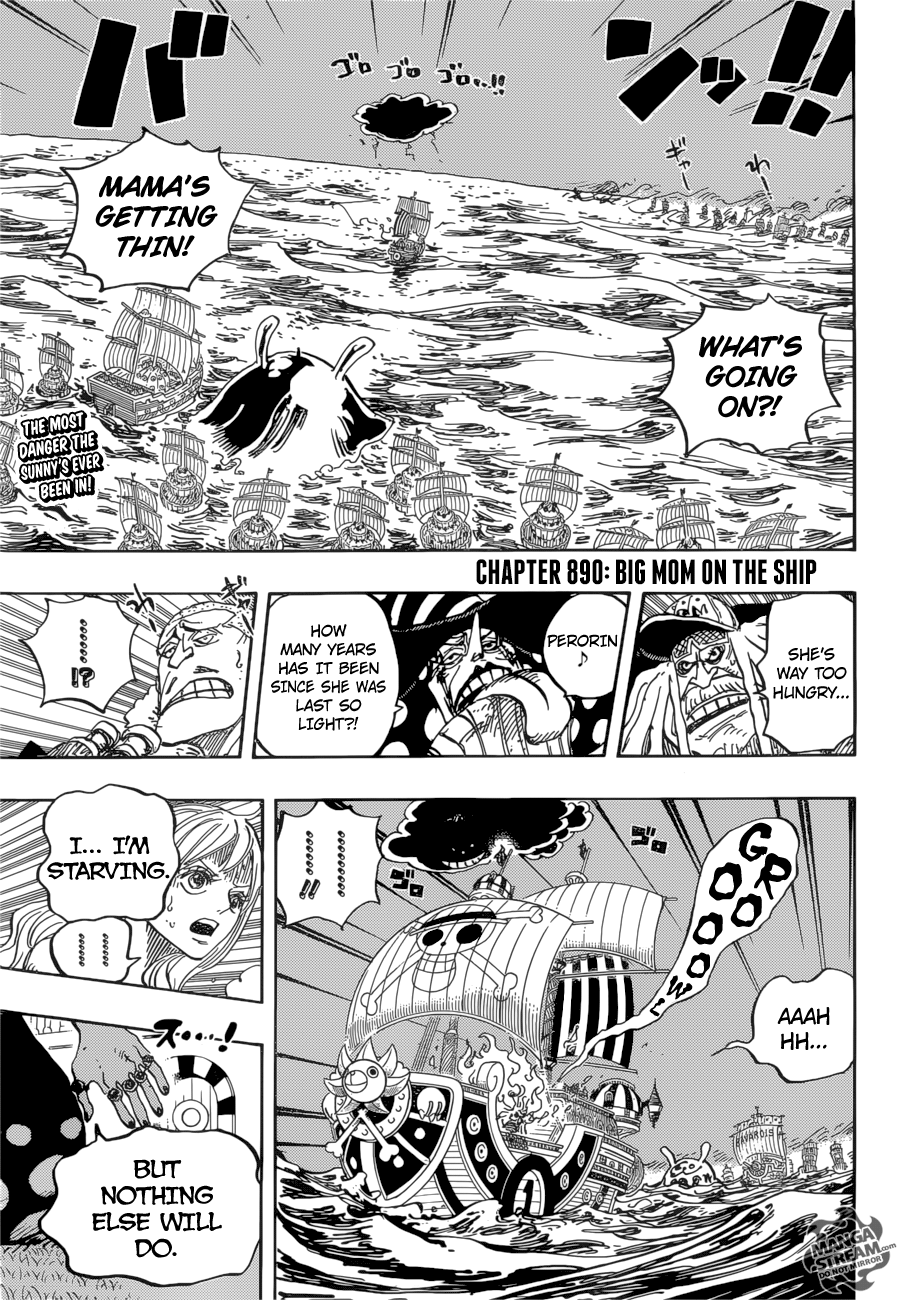 One Piece chapter 890 page 4
