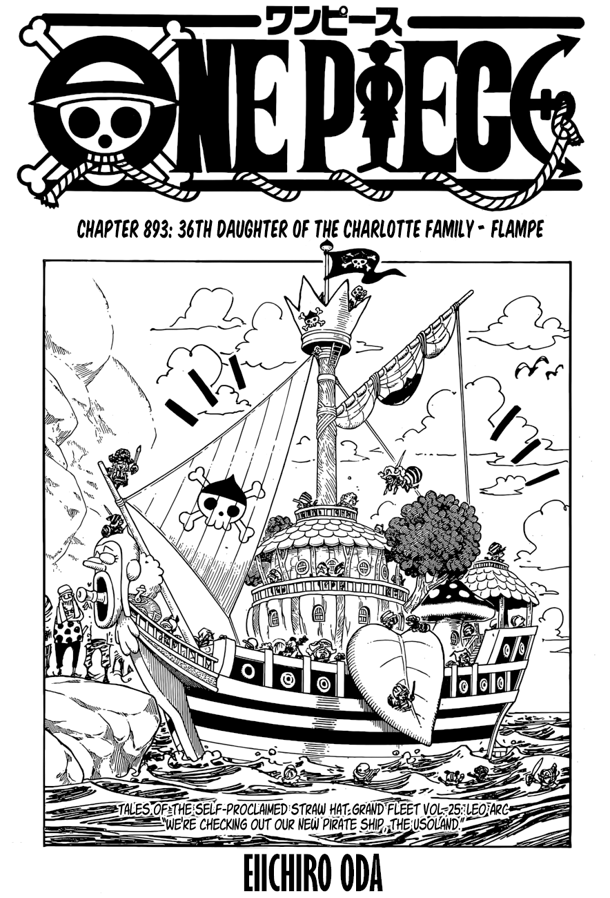 One Piece chapter 893 page 1