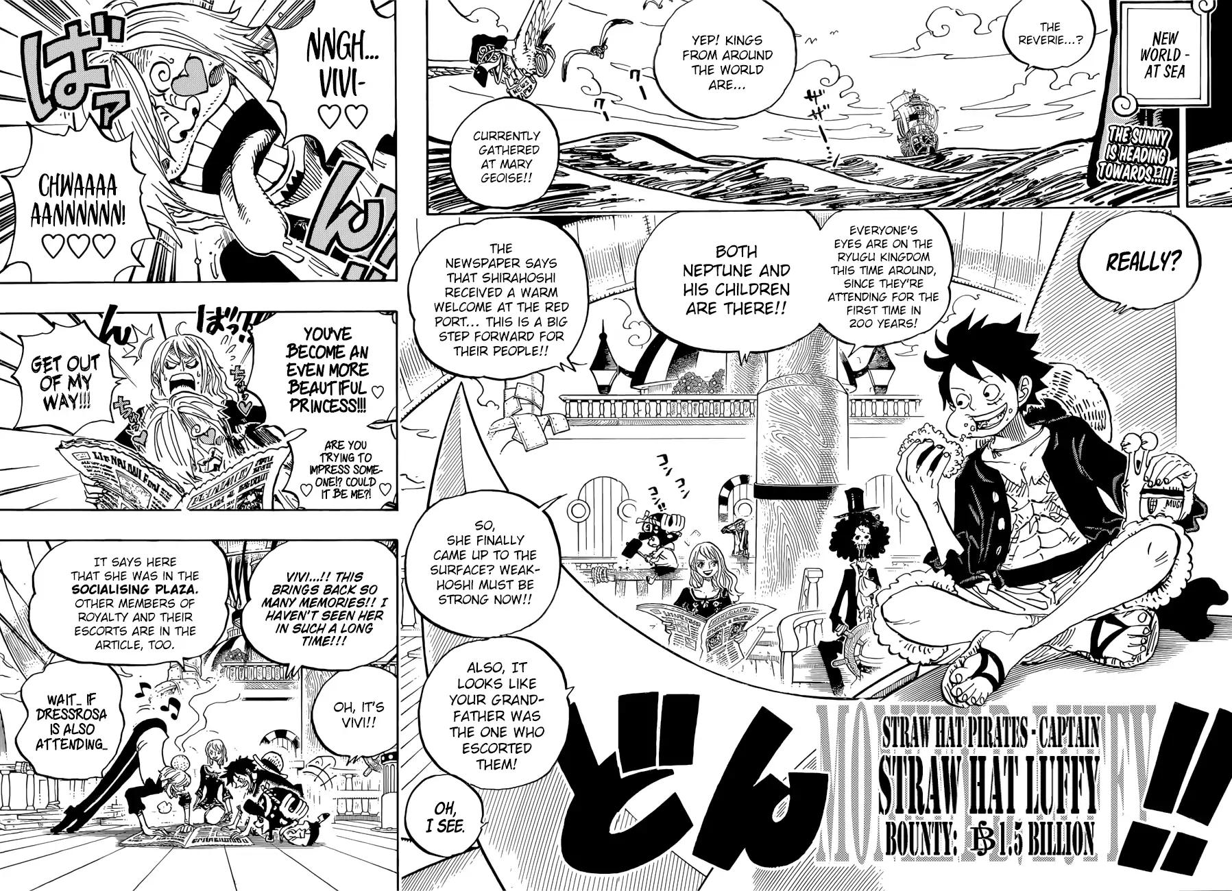One Piece chapter 910 page 3