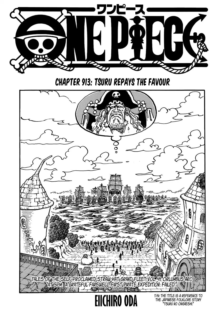 One Piece chapter 913 page 1