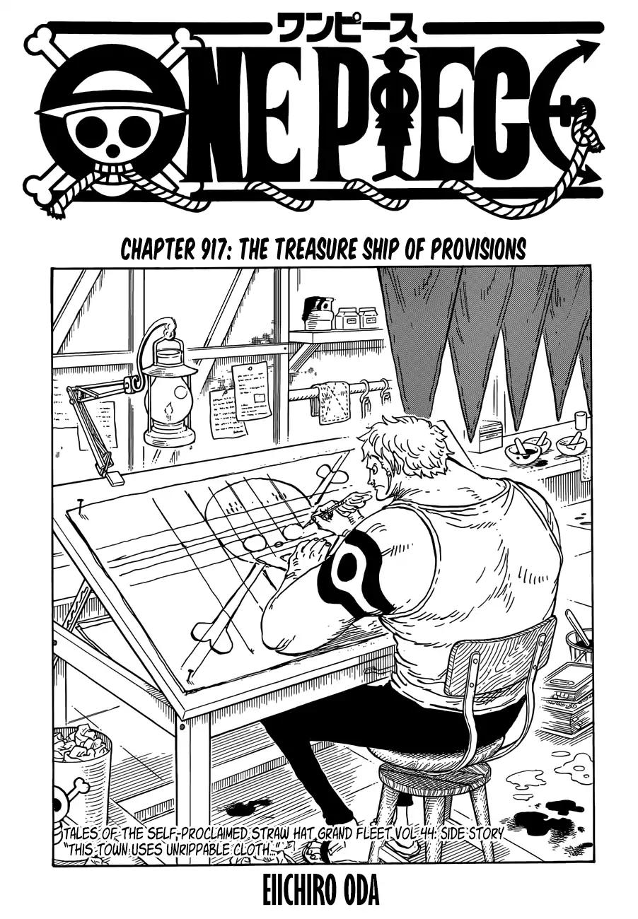 One Piece chapter 917 page 1