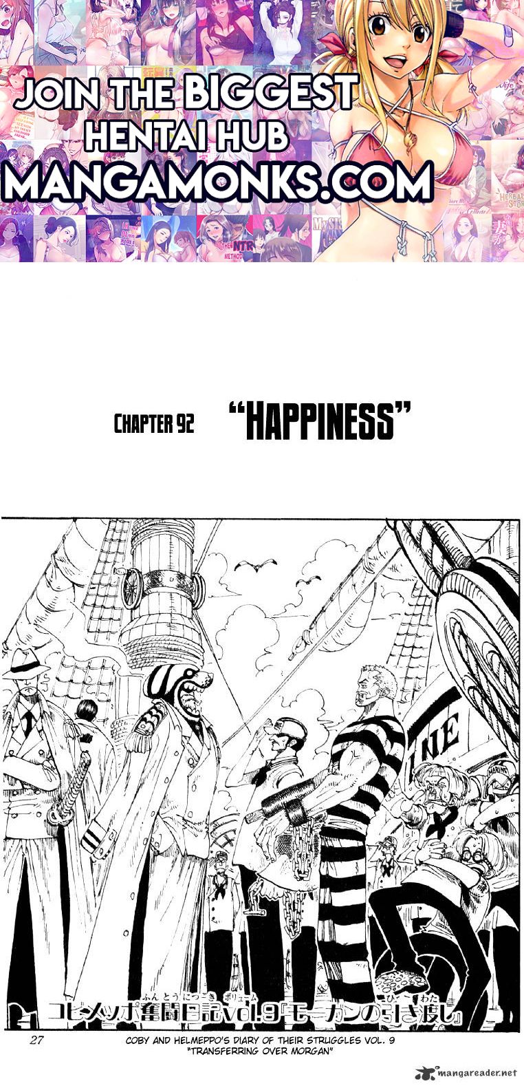 One Piece chapter 92 page 1