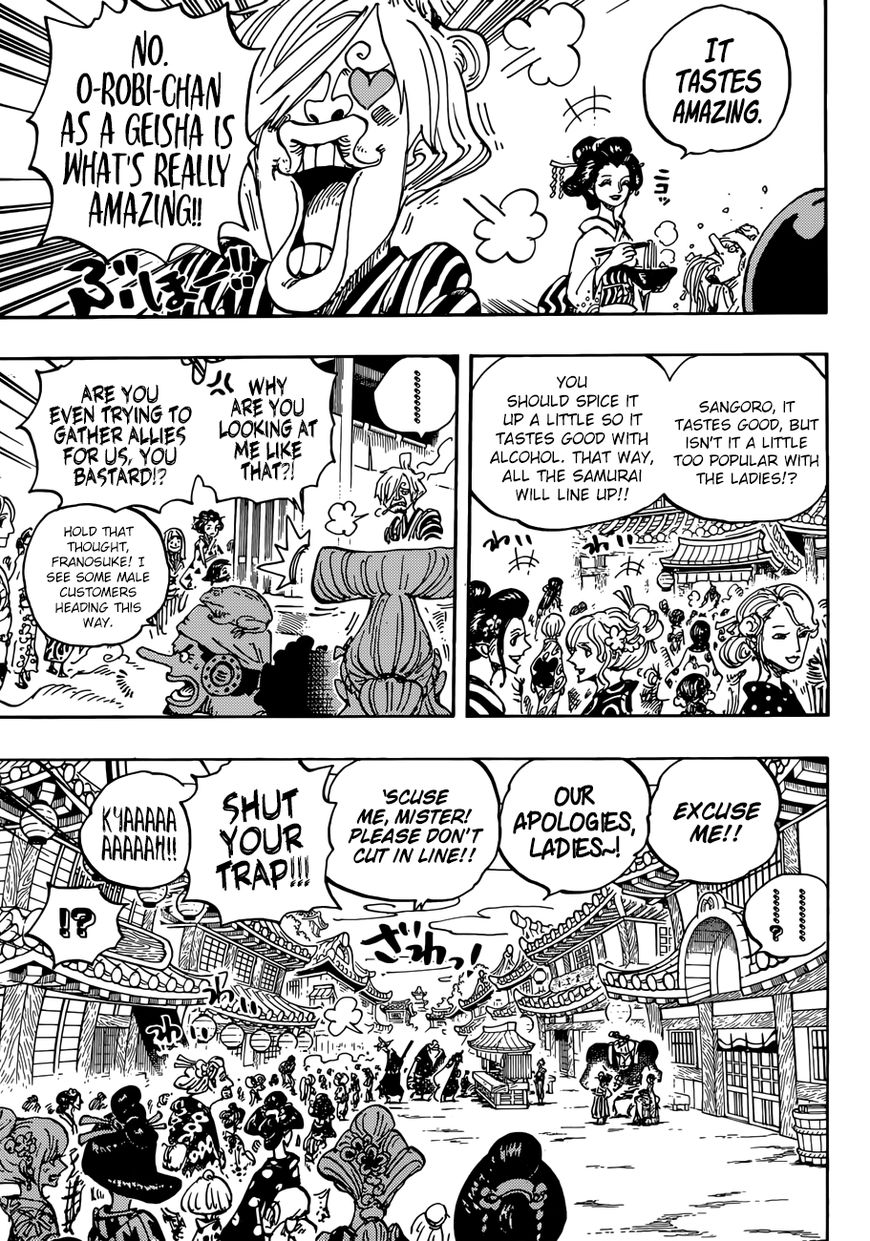 One Piece chapter 927.1 page 3
