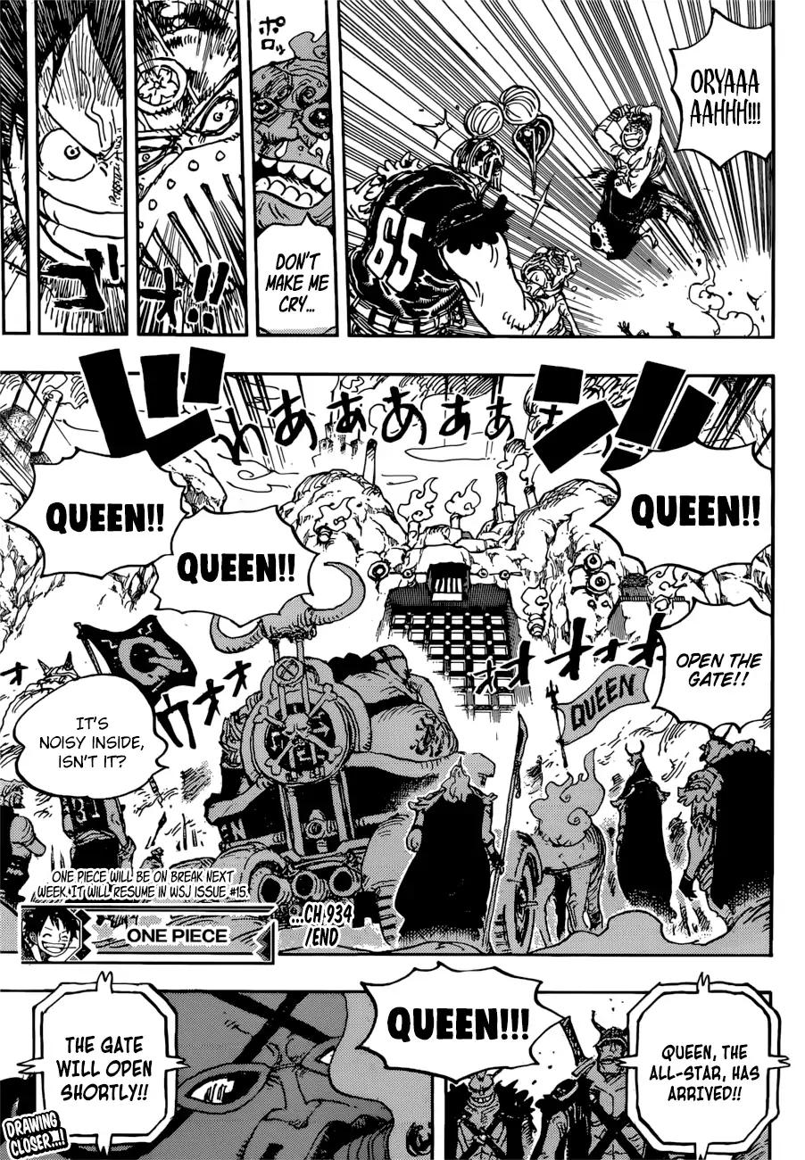 One Piece chapter 934 page 16