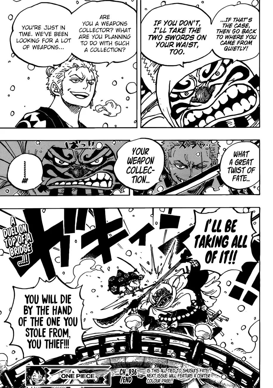 One Piece chapter 936 page 18