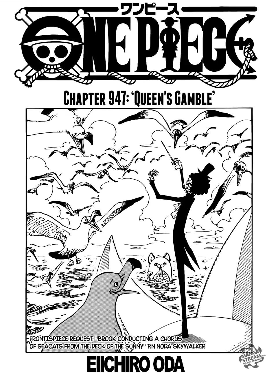 One Piece chapter 947 page 1