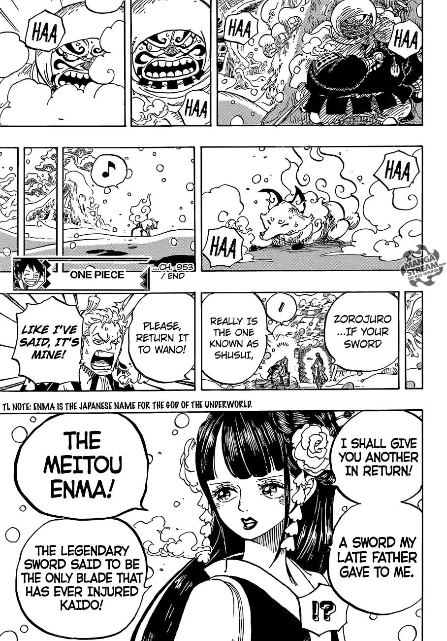 One Piece chapter 953 page 18