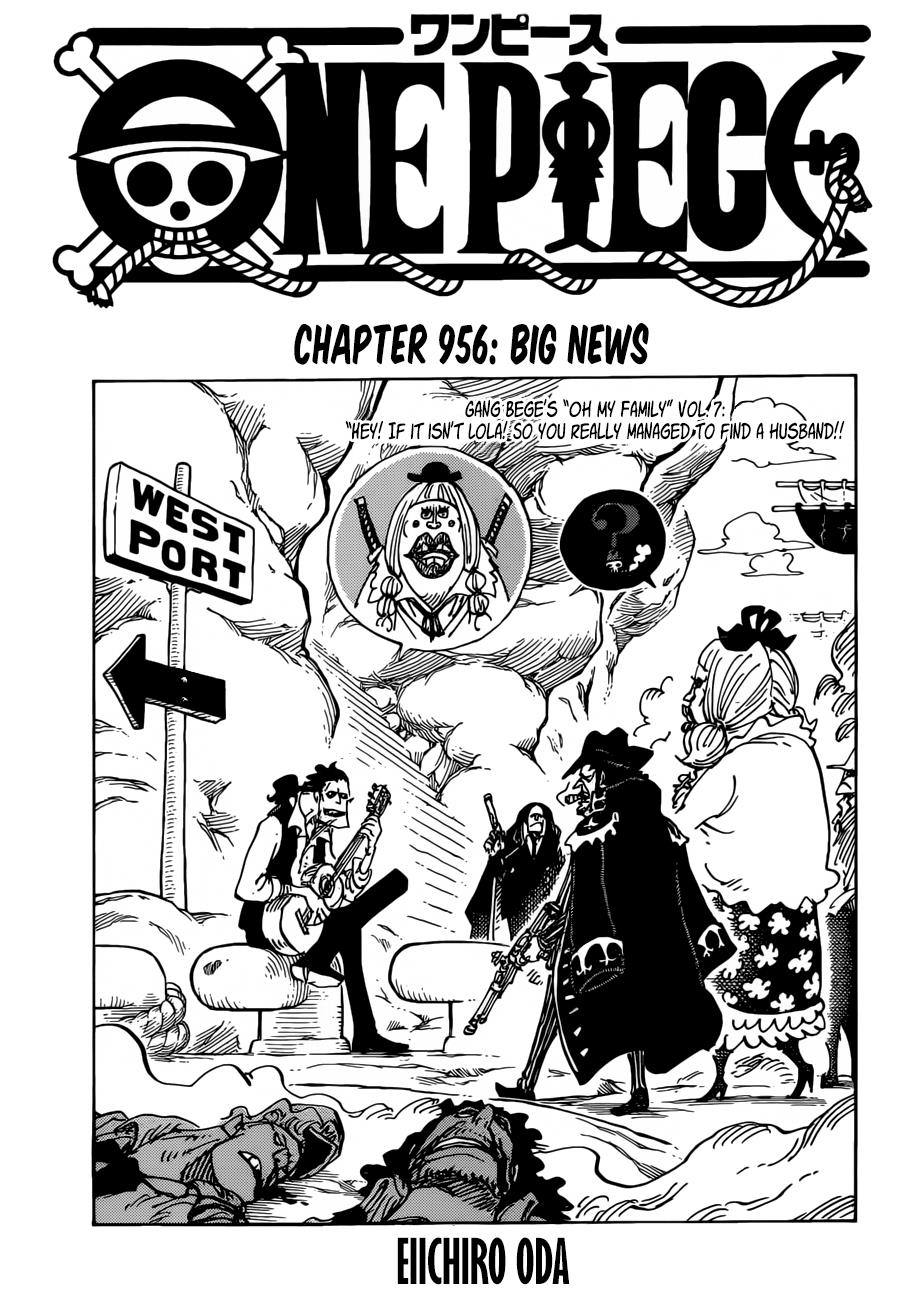 One Piece chapter 956 page 2