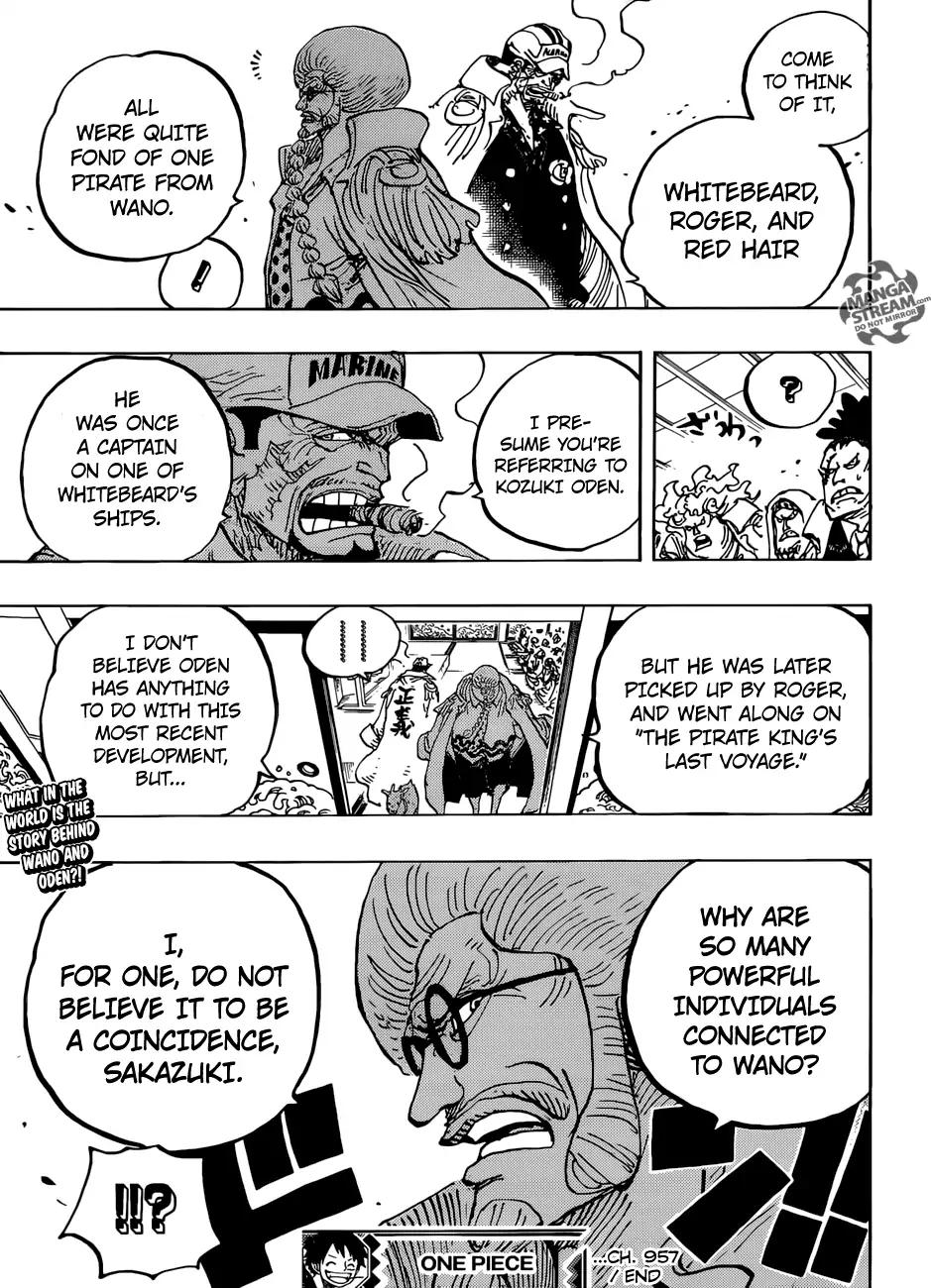 One Piece chapter 957 page 20