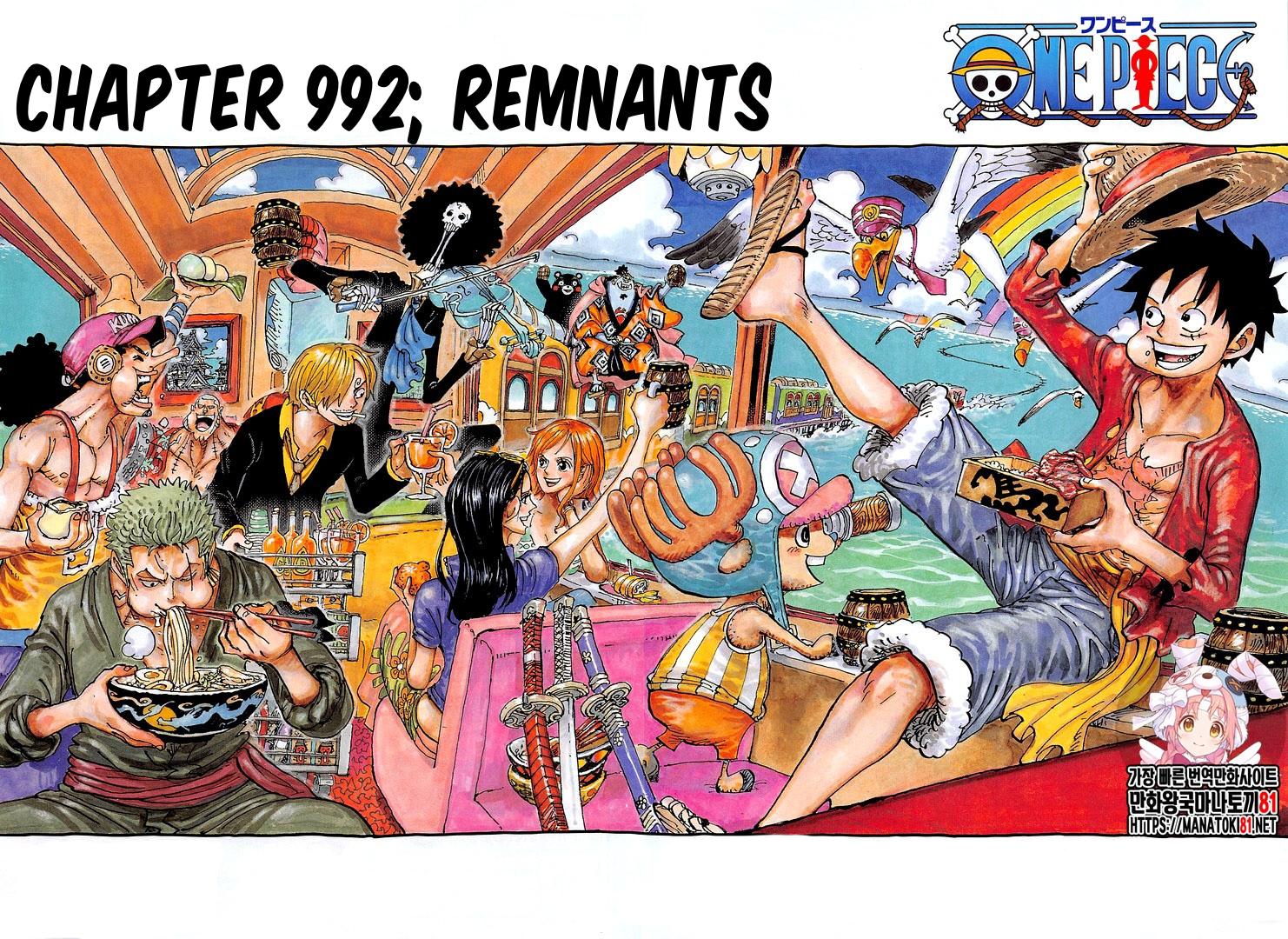 One Piece chapter 992 page 1