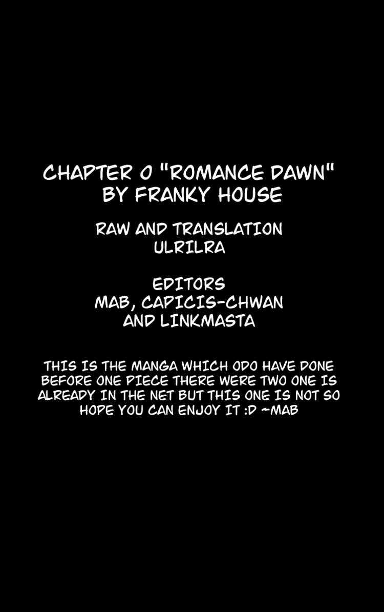 One Piece chapter 0 page 1