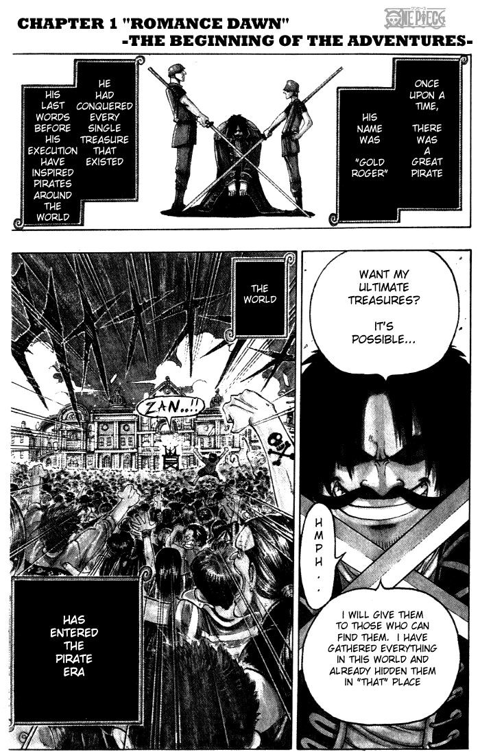 One Piece chapter 1 page 3