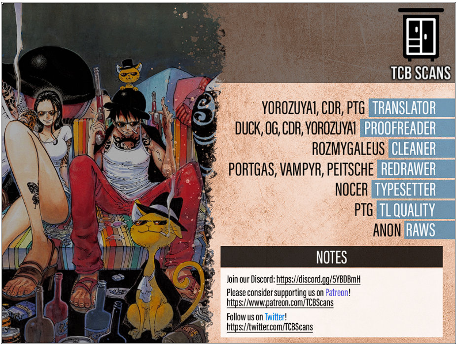 One Piece chapter 1001 page 2
