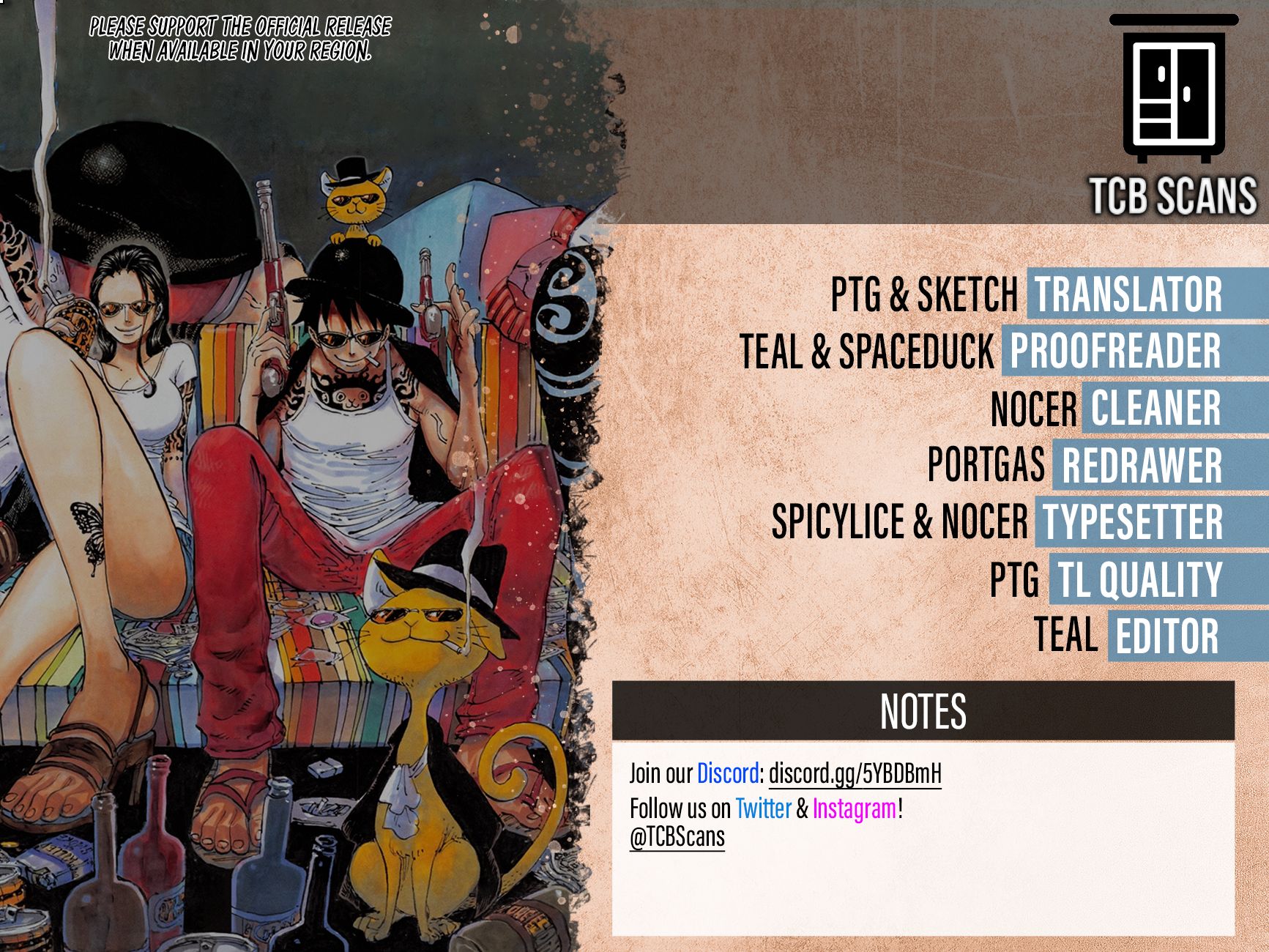 One Piece chapter 1043 page 1