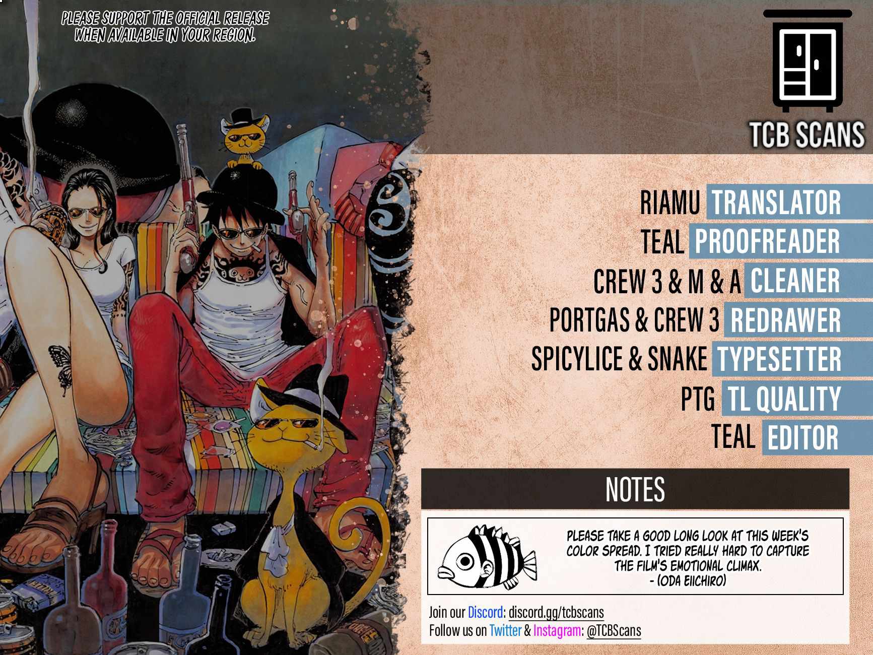 One Piece chapter 1065 page 1