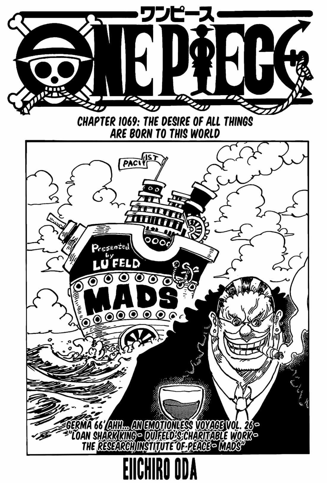 One Piece chapter 1069 page 2