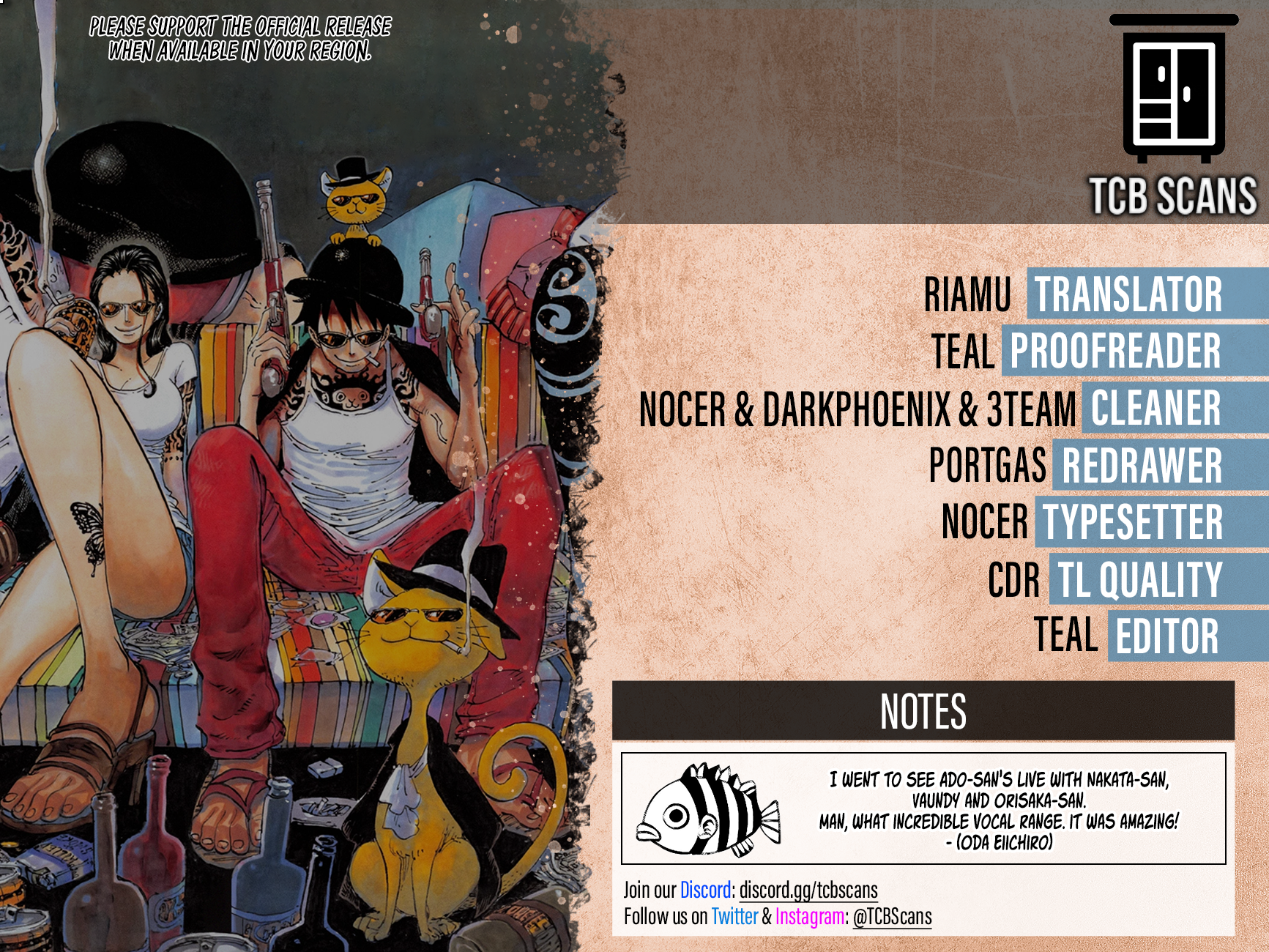 One Piece chapter 1073 page 2