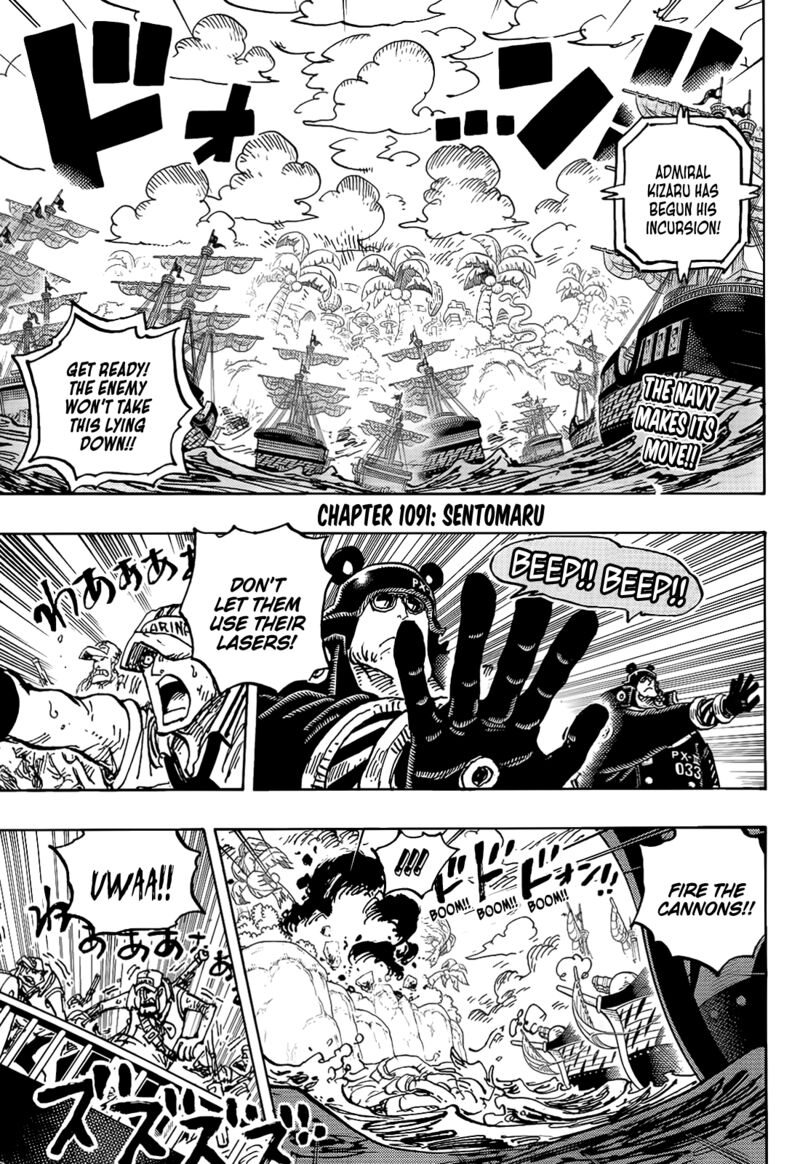 One Piece chapter 1091 page 3