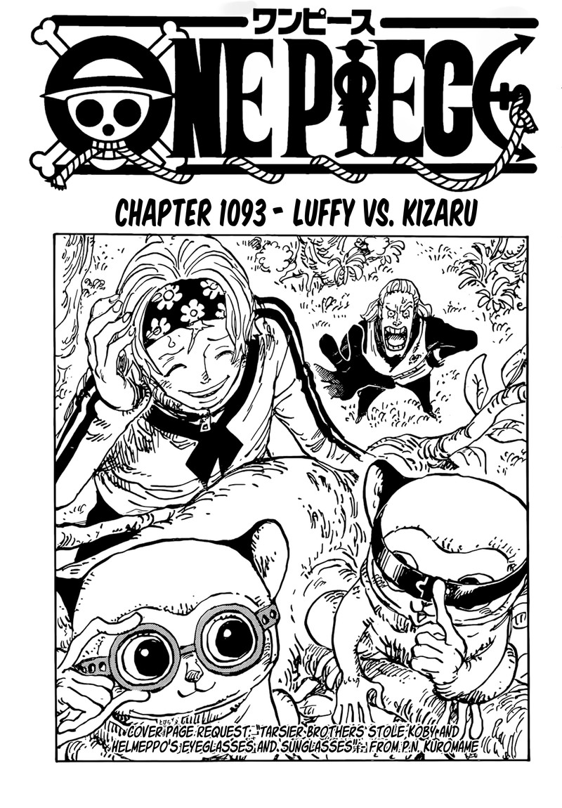 One Piece chapter 1093 page 1