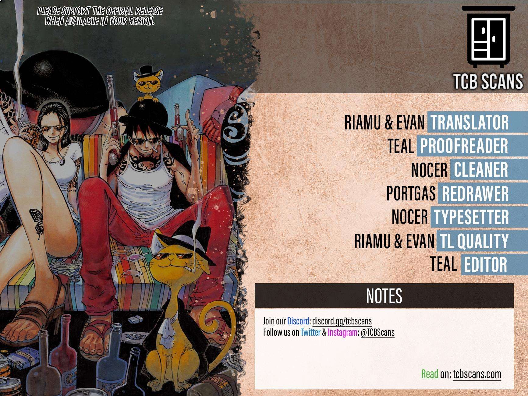 One Piece chapter 1107 page 2