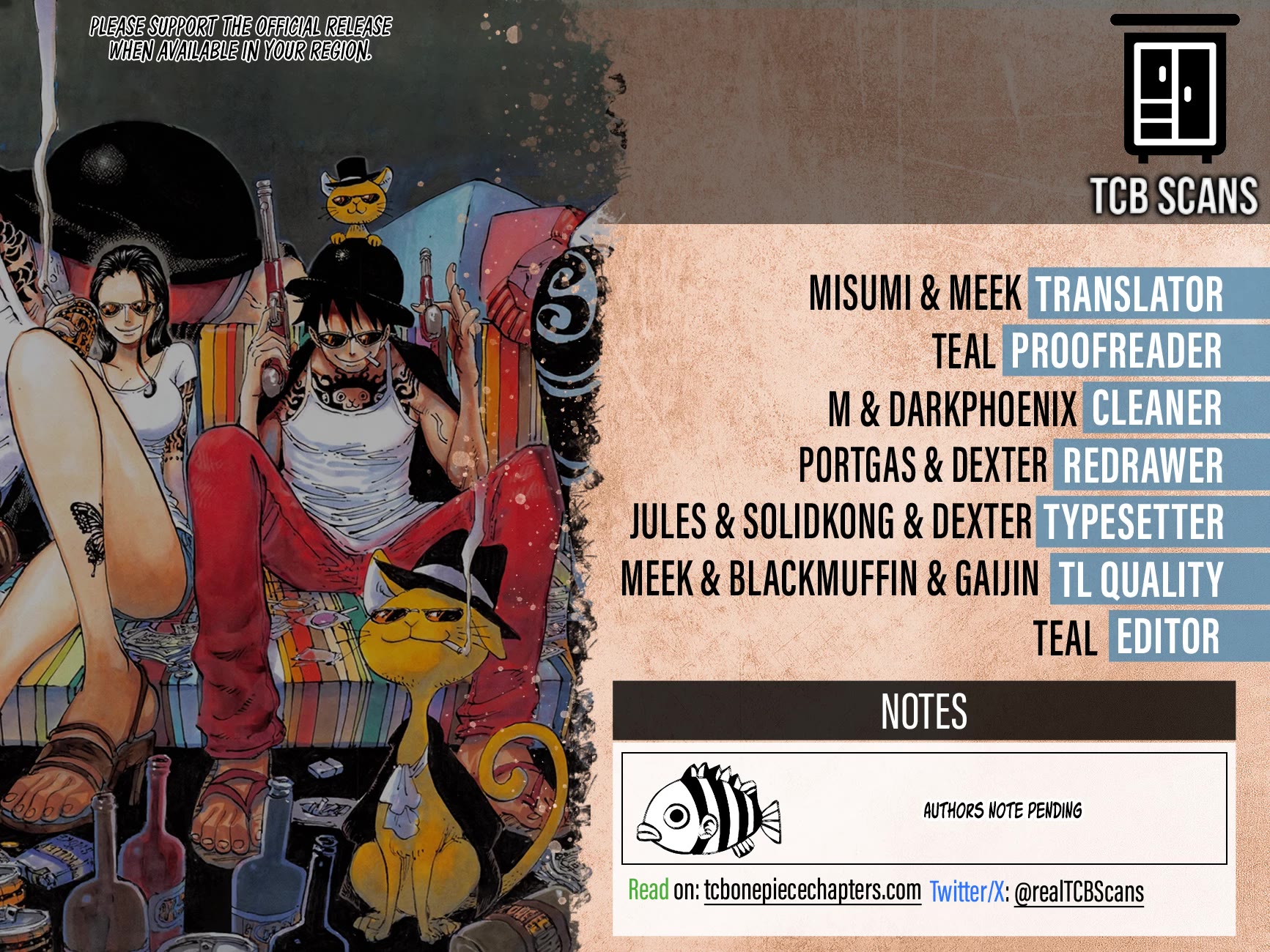 One Piece chapter 1165 page 2
