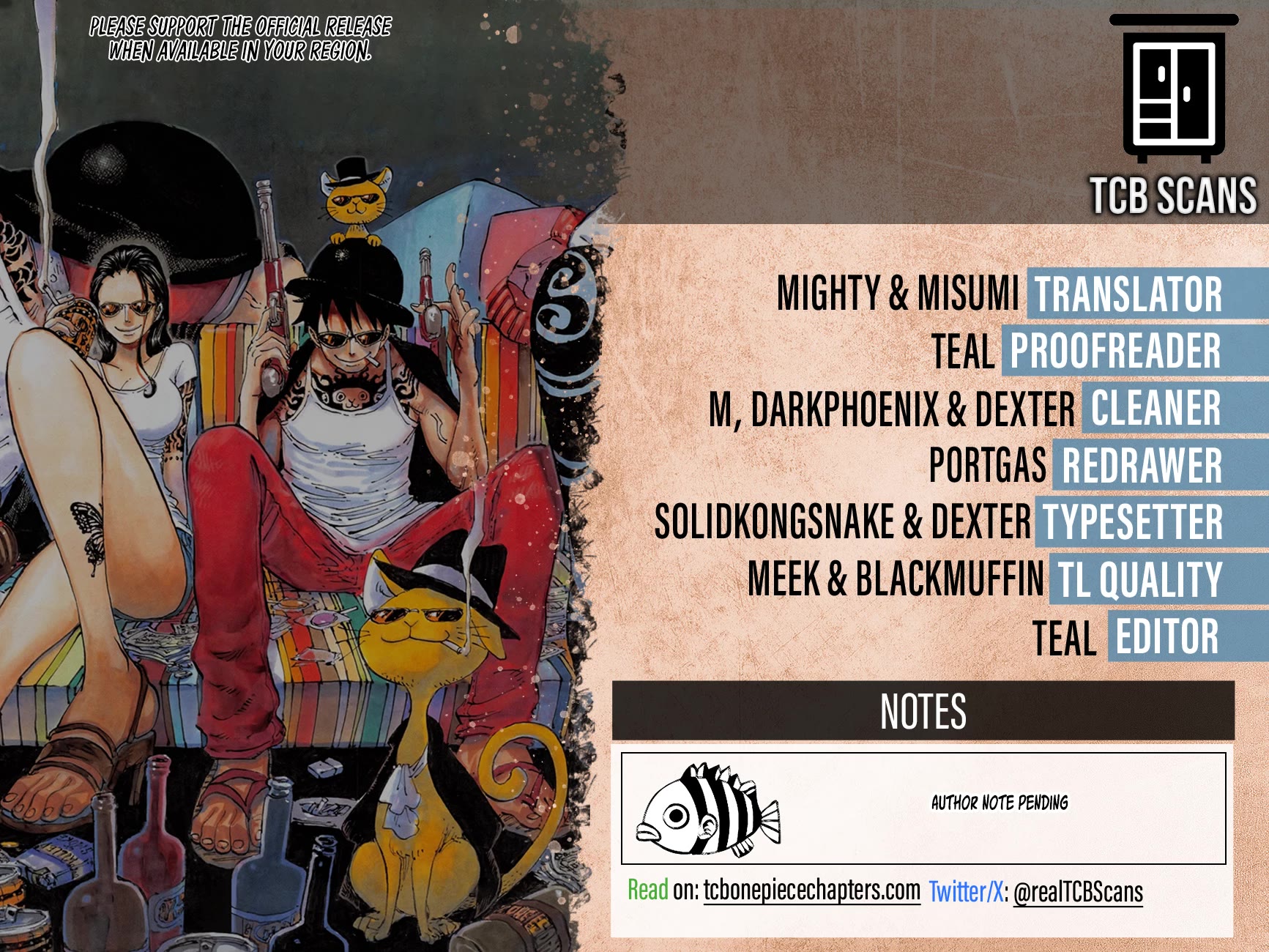 One Piece chapter 1169 page 1