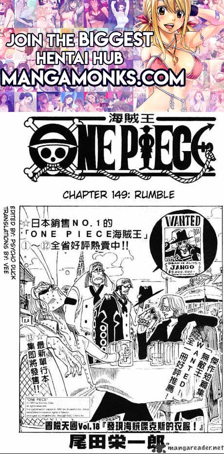 One Piece chapter 149 page 1