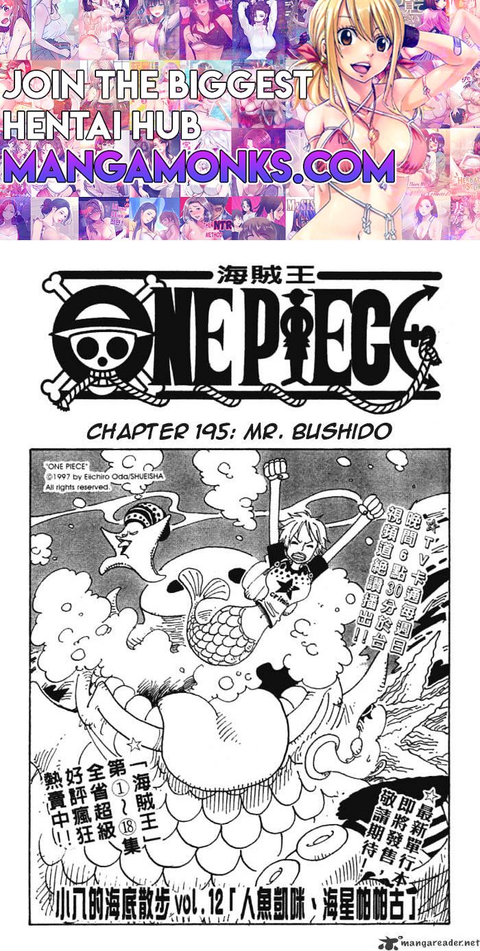One Piece chapter 195 page 1