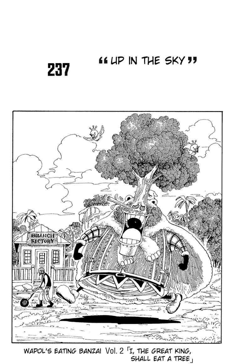 One Piece chapter 237 page 1