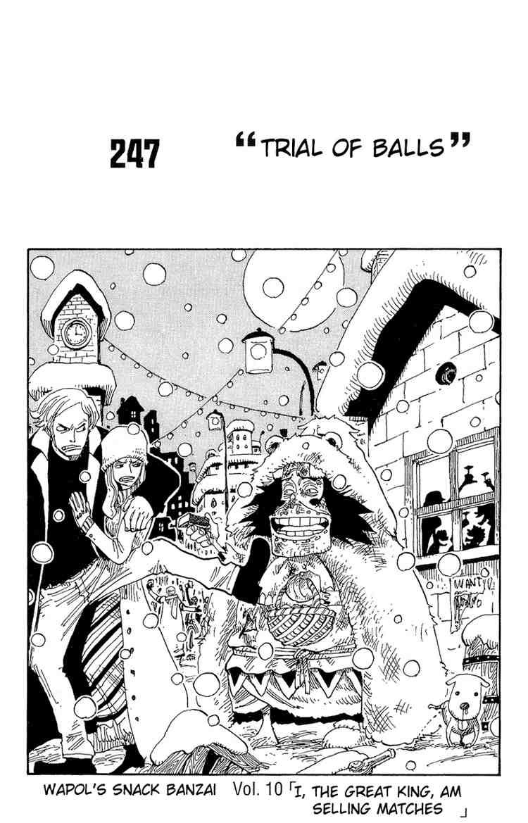 One Piece chapter 247 page 1