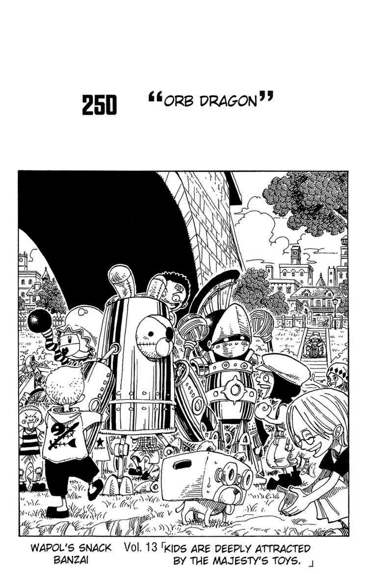 One Piece chapter 250 page 1