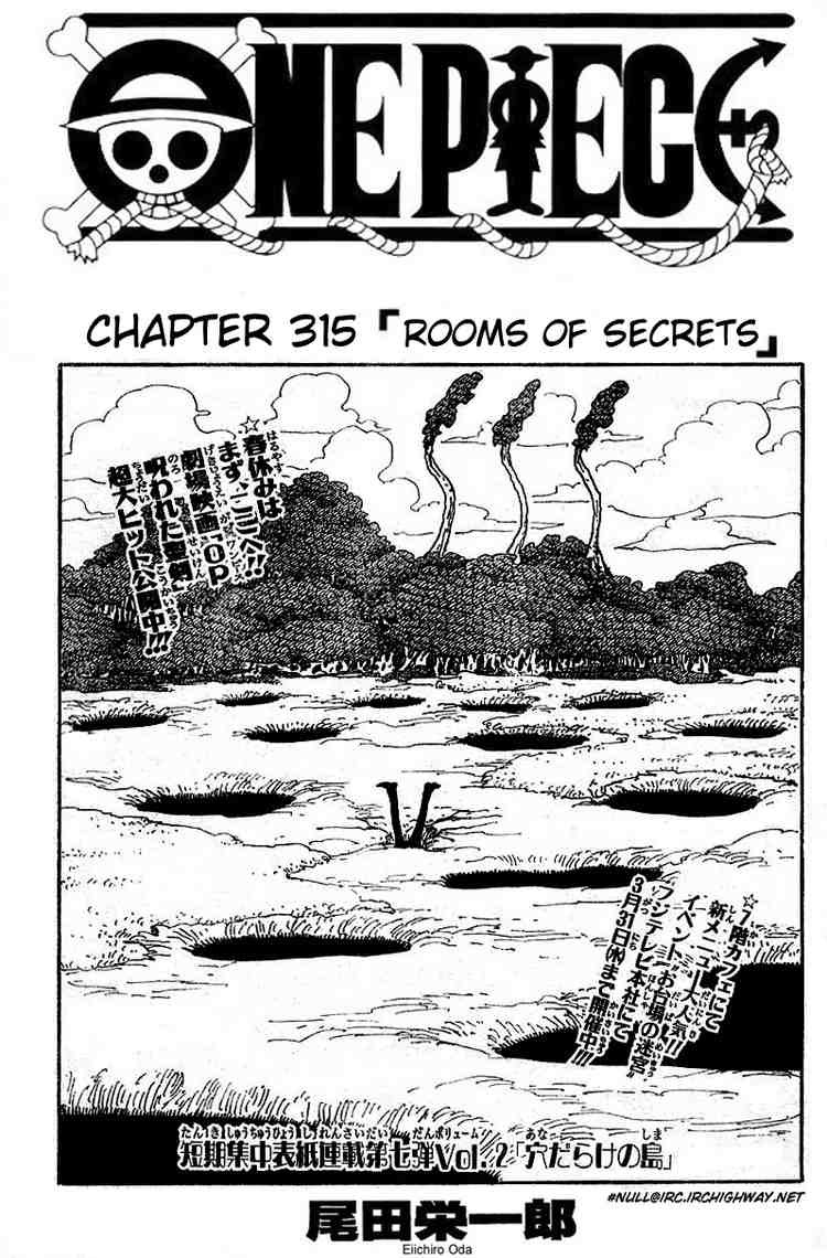 One Piece chapter 315 page 1
